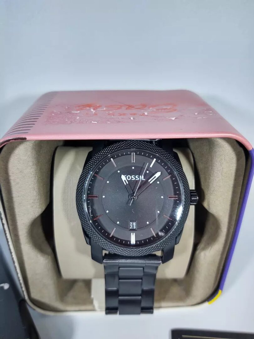 Men's machine stainless steel quartz watch - Image 4