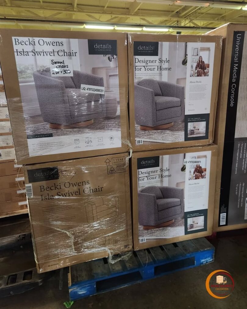 Becki Owen Isla Swivel Chair Pallet – Incredible Value and Profit Potential! - Image 6