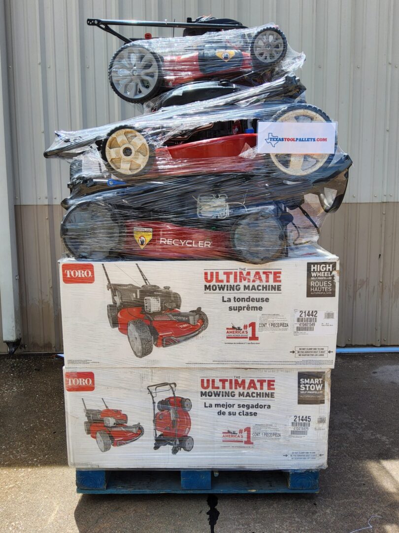 PREMIUM ASSORTED LAWN MOWER TOOL PALLET